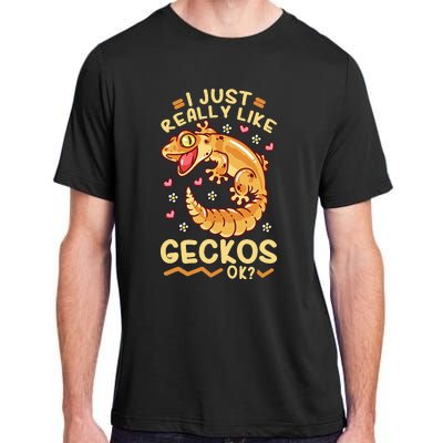 Gecko Lizard Leopard Geckos Terraristic Adult ChromaSoft Performance T-Shirt