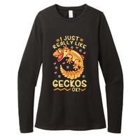 Gecko Lizard Leopard Geckos Terraristic Womens CVC Long Sleeve Shirt