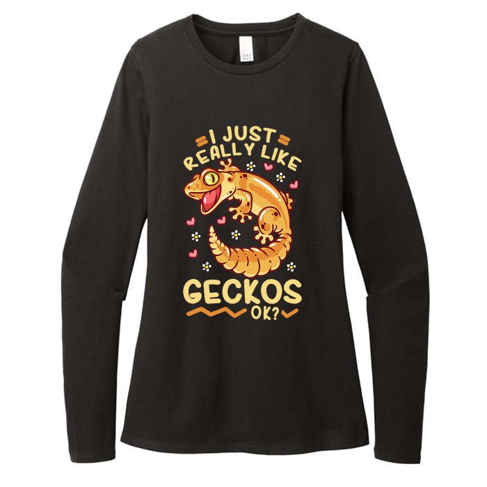 Gecko Lizard Leopard Geckos Terraristic Womens CVC Long Sleeve Shirt