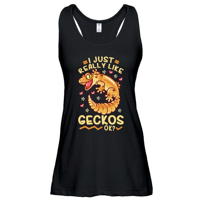 Gecko Lizard Leopard Geckos Terraristic Ladies Essential Flowy Tank