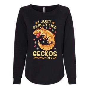 Gecko Lizard Leopard Geckos Terraristic Womens California Wash Sweatshirt