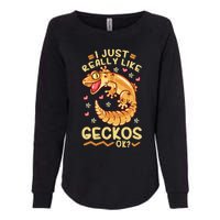 Gecko Lizard Leopard Geckos Terraristic Womens California Wash Sweatshirt