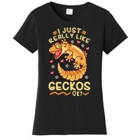 Gecko Lizard Leopard Geckos Terraristic Women's T-Shirt