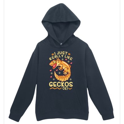 Gecko Lizard Leopard Geckos Terraristic Urban Pullover Hoodie