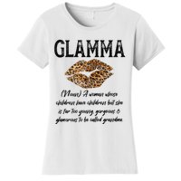 Glamma Leopard Lips Kiss GlamMa Description Mother's Day Women's T-Shirt