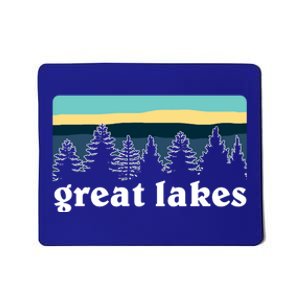 Great Lakes Lake Life Sunset Pine Tree Forest Gift Mousepad