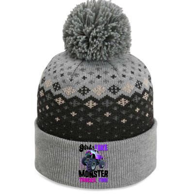 Girls Like Monster Trucks Too! The Baniff Cuffed Pom Beanie