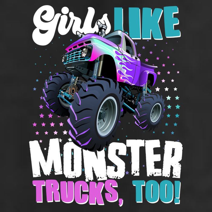Girls Like Monster Trucks Too! Trucker Hat