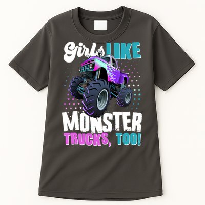 Girls Like Monster Trucks Too! Tall T-Shirt