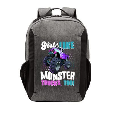 Girls Like Monster Trucks Too! Vector Backpack