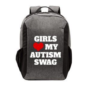 Girlss Love My Autism Swag Funny Vector Backpack