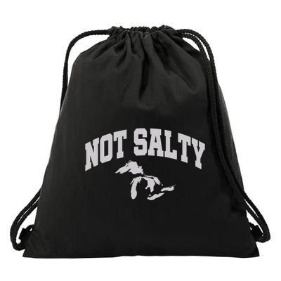 Great Lakes  Michigan Drawstring Bag