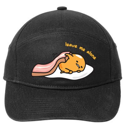 Gudetama Leave Me Alone Bacon Blanket Gift 7-Panel Snapback Hat