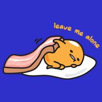 Gudetama Leave Me Alone Bacon Blanket Gift Kids T-Shirt
