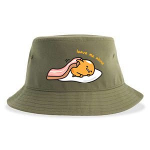 Gudetama Leave Me Alone Bacon Blanket Gift Sustainable Bucket Hat