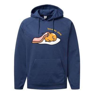 Gudetama Leave Me Alone Bacon Blanket Gift Performance Fleece Hoodie