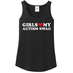 Girl Love My Autism Swag Ladies Essential Tank