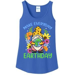 Gnome Lovers Make Everyday Earth Day Graphic Novelty Family Great Gift Ladies Essential Tank