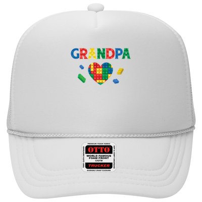 Grandpa Lover Master Builder Building Bricks Blocks Family Trucker Hat