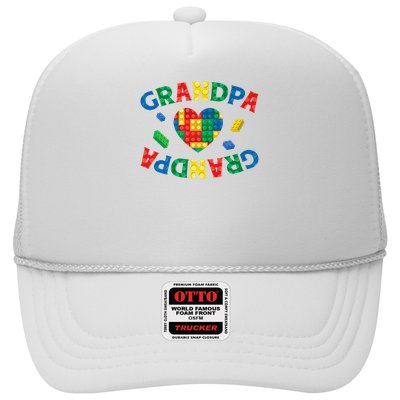 Grandpa Lover Master Builder Building Blocks Family Matching Trucker Hat
