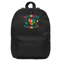 Grandma Lover Master Builder Building Blocks Family Matching 16 in Basic Backpack