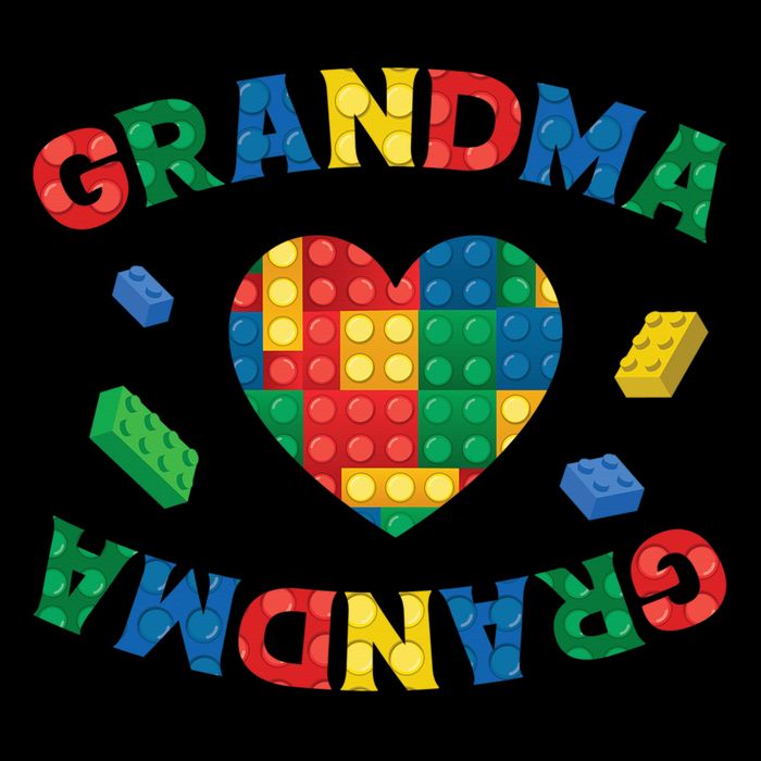 Grandma Lover Master Builder Building Blocks Family Matching 16 in Basic Backpack