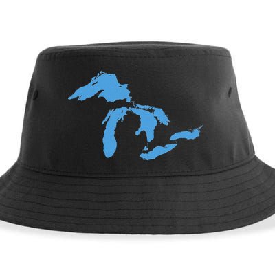 Great Lakes Michigan Sustainable Bucket Hat