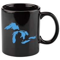 Great Lakes Michigan 11oz C Handle Ceramic Mug