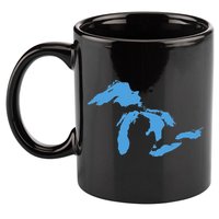 Great Lakes Michigan 11oz C Handle Ceramic Mug