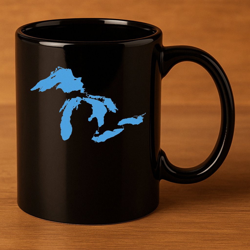 Great Lakes Michigan 11oz C Handle Ceramic Mug