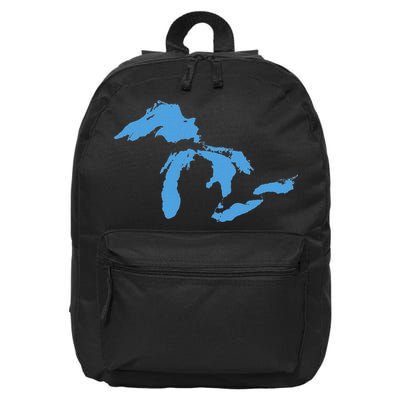 Great Lakes Michigan 16 in Basic Backpack