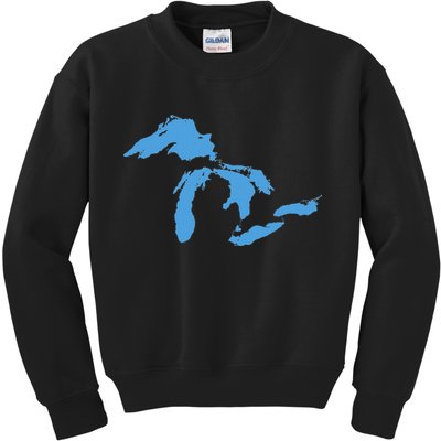 Great Lakes Michigan Kids Sweatshirt