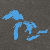Great Lakes Michigan Cotton Canvas Backpack