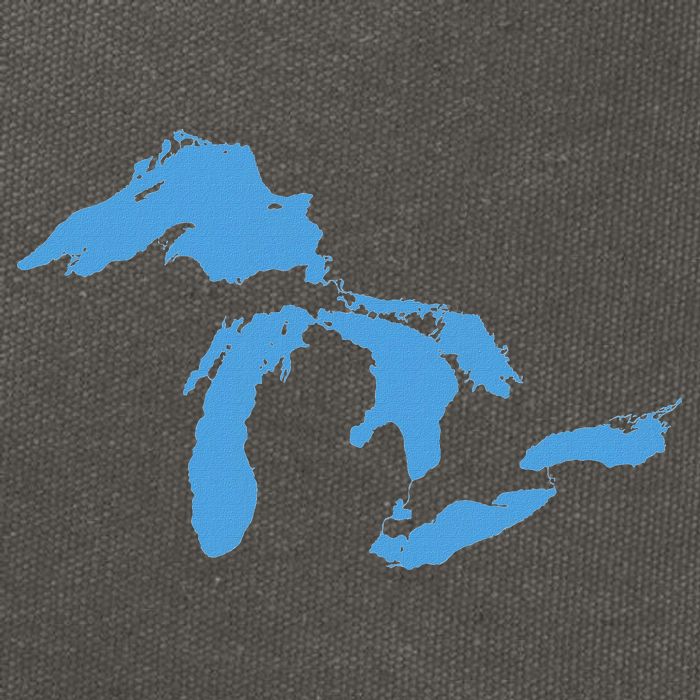 Great Lakes Michigan Cotton Canvas Backpack