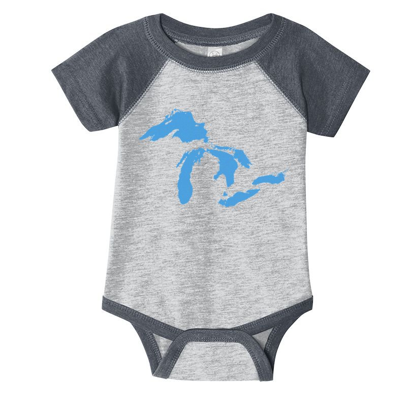 Great Lakes Michigan Infant Baby Jersey Bodysuit