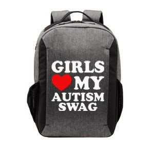 Girl Love My Autism Swag Funny Autistic Boy Gifts Awareness Vector Backpack