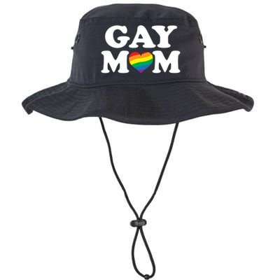 Gay Lesbian Mom Cute Fashion Rainbow Graphic Gift Legacy Cool Fit Booney Bucket Hat