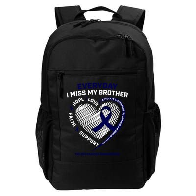 Gifts Loving Memory Gift Brother Colon Cancer Awareness Gift Backpack