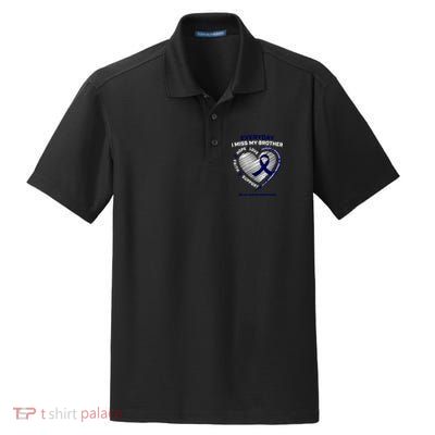 Gifts Loving Memory Gift Brother Colon Cancer Awareness Gift Dry Zone Grid Polo