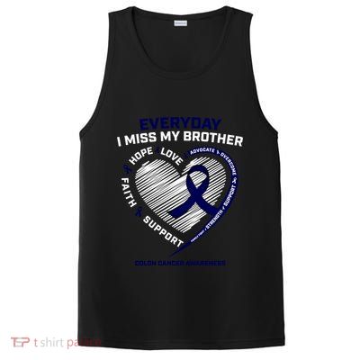 Gifts Loving Memory Gift Brother Colon Cancer Awareness Gift PosiCharge Competitor Tank