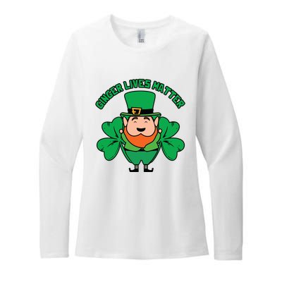 Ginger Lives Matter Funny St Patricks Day Womens CVC Long Sleeve Shirt