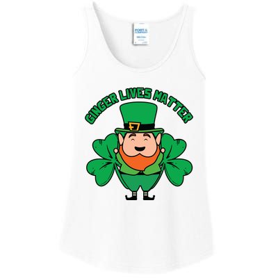 Ginger Lives Matter Funny St Patricks Day Ladies Essential Tank