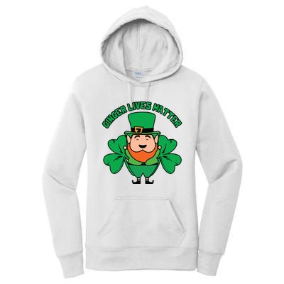 Ginger Lives Matter Funny St Patricks Day Women's Pullover Hoodie