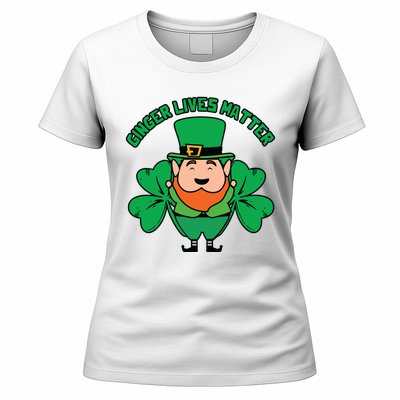 Ginger Lives Matter Funny St Patricks Day Women's T-Shirt