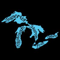 Great Lakes Michigan Detroit Michigan Great Lakes T-Shirt