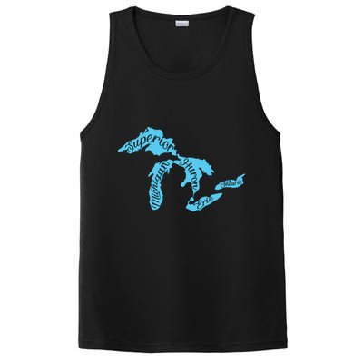 Great Lakes Michigan Detroit Michigan Great Lakes PosiCharge Competitor Tank