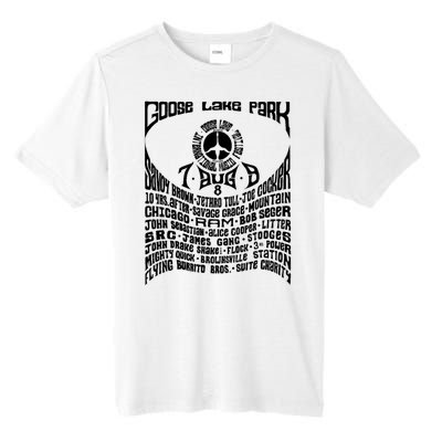 Goose Lake Music Festival Michigan 1970 Tall Fusion ChromaSoft Performance T-Shirt