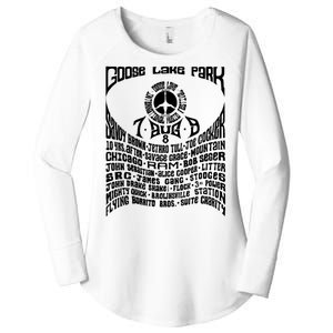 Goose Lake Music Festival Michigan 1970 Women's Perfect Tri Tunic Long Sleeve Shirt