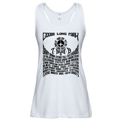 Goose Lake Music Festival Michigan 1970 Ladies Essential Flowy Tank