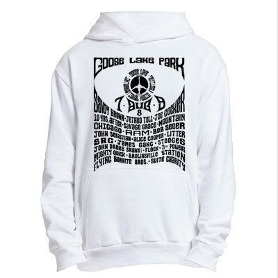 Goose Lake Music Festival Michigan 1970 Urban Pullover Hoodie